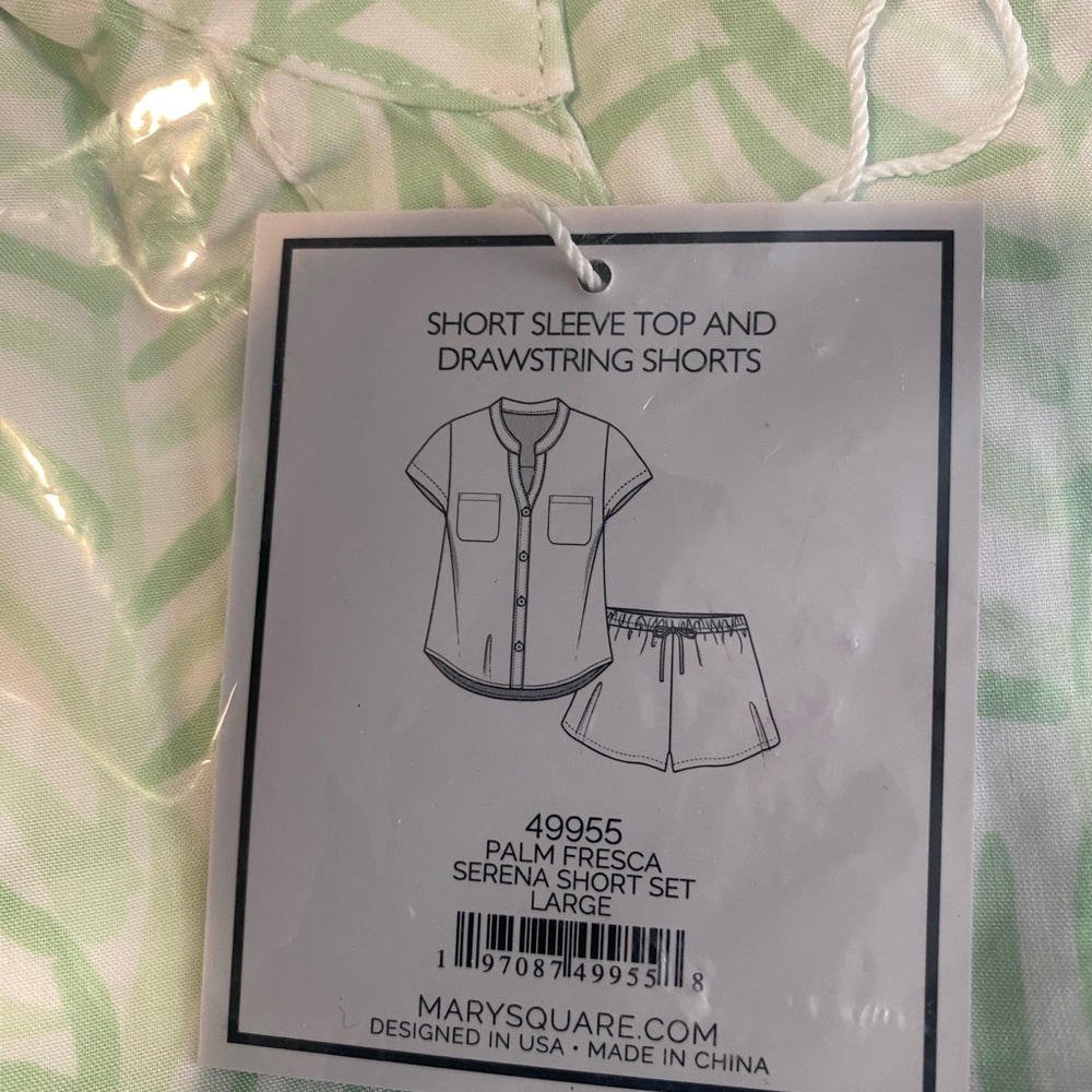 Mary Square Palm Fresca Serena Short Set - Picture 7 of 10